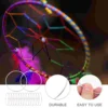 30 Pcs Metal Ring Dream Catcher Supplies Craft Making Materials Wreath Rings Wind Chimes Home Decor Metal Circles 6