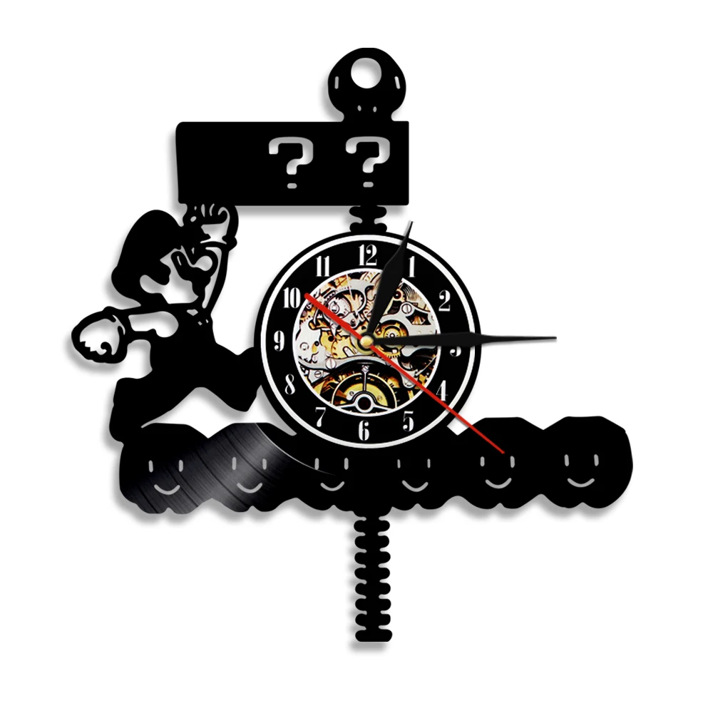 

Ретро-часы в стиле 80-х годов с подсветкой и виниловой пластиной