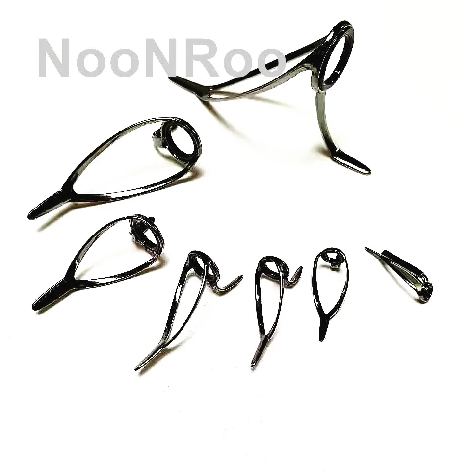 Fishing Rod Guides 2 Bags Bream Guide Set Saltwater Heavy Duty Stainless Steel DIY Repair Rod Building