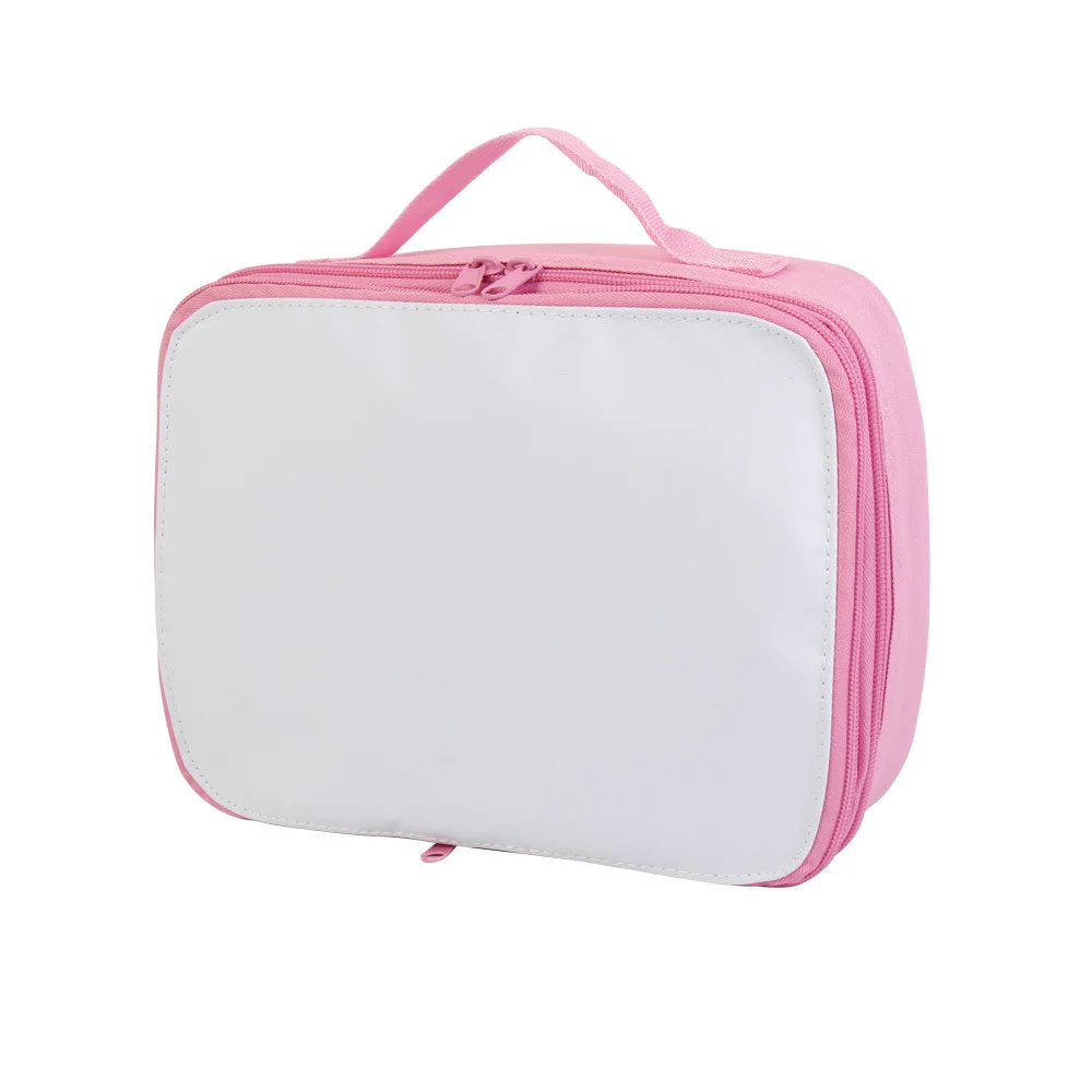 Insulated Lunch Bag Sublimation Blanks Hand-held Portable Storage Bag School Office Food Water Thermal Cool Insulation Box
