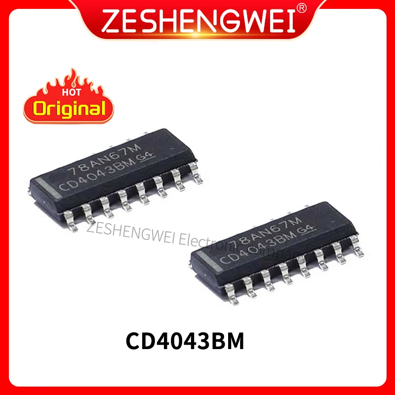 

Новинка, оригинальный CD4043BM CD4043 SOP-16 логическая микросхема