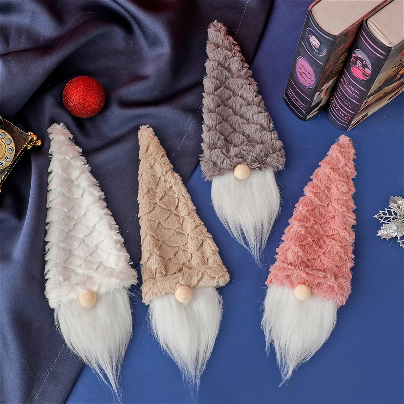 Wine Bottle Cover Christmas Gnome Faceless Doll Champagne Bottle Cover Decoration