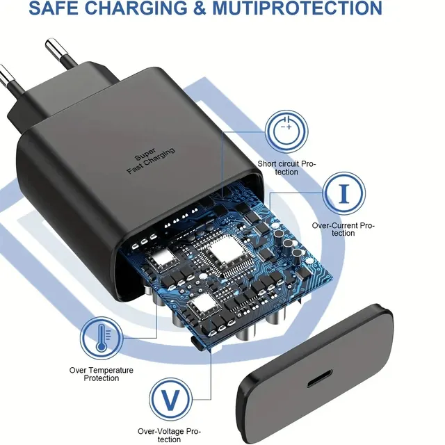 Samsung Chargeur Ultra Rapide 25W. Utilisez Un Câble Samsung USB Type-C -  Prix pas cher