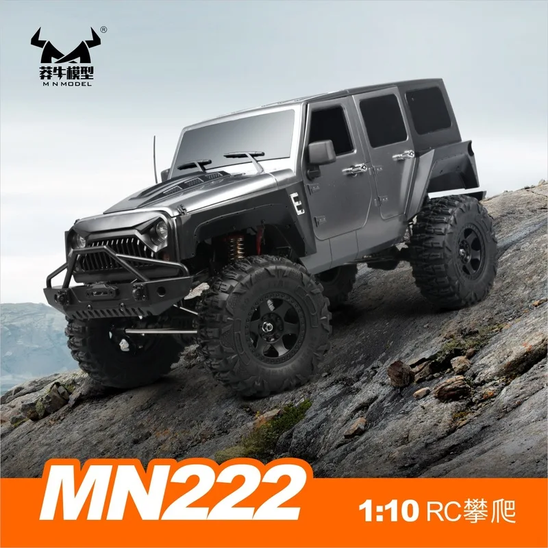 MNRC MN222 1/10 4WD RC Climbing Car RTR Full Scale Remote Controlled Car Crawler Truck Off Road Car Toys Vehicle Gift For Boys 5