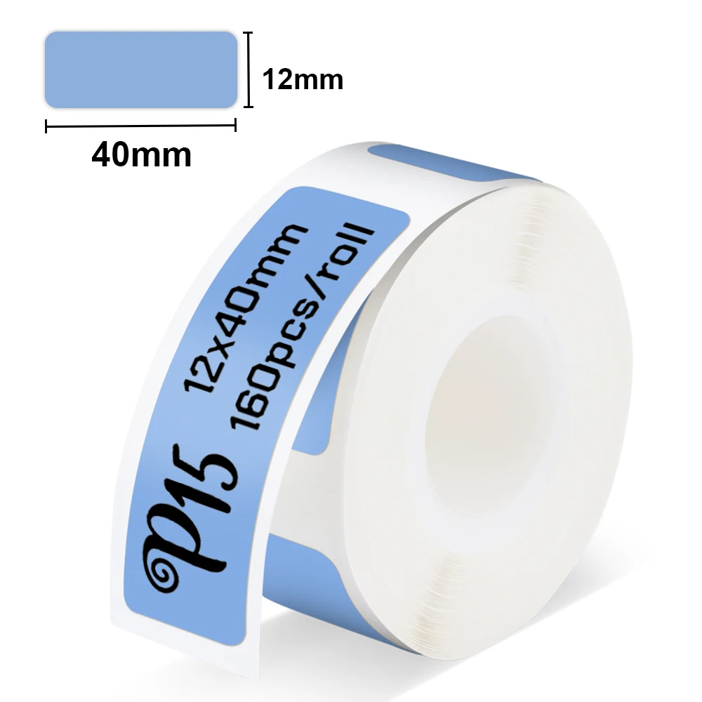 Étiquette pour imprimante d'étiquettes thermique 110HW, 15mm x