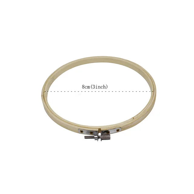10pcs/set 8-30cm Wooden Embroidery Hoops Frame Set Bamboo Embroidery Hoop Rings for DIY Cross Stitch Needle Craft Tool 