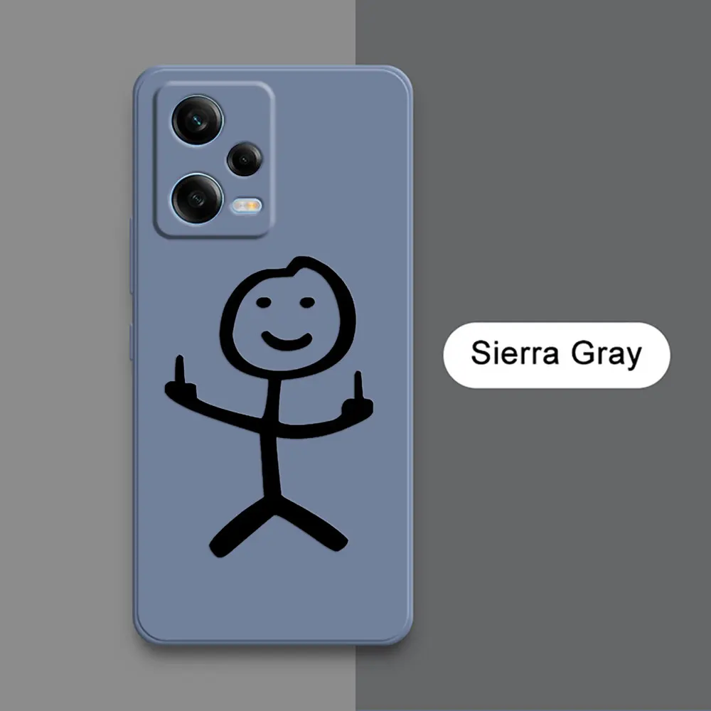 Funny Middle Finger Fundas For Xiaomi Redmi Note 13 Pro Plus 12 12S 11S 10 10S 9 S 8 7 11 Pro Cute Man Phone Case Silicone Cover
