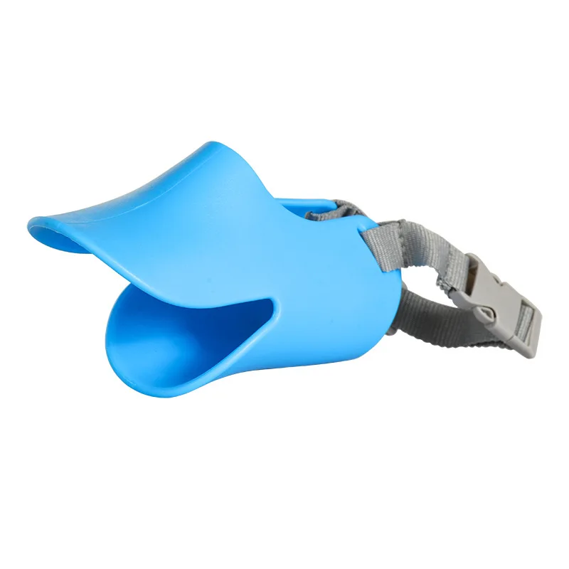 

Pet dog mouth cover comfortable soft silicone muzzle dog duck mouth cover anti-bite anti-barking anti-munching duck mouth type