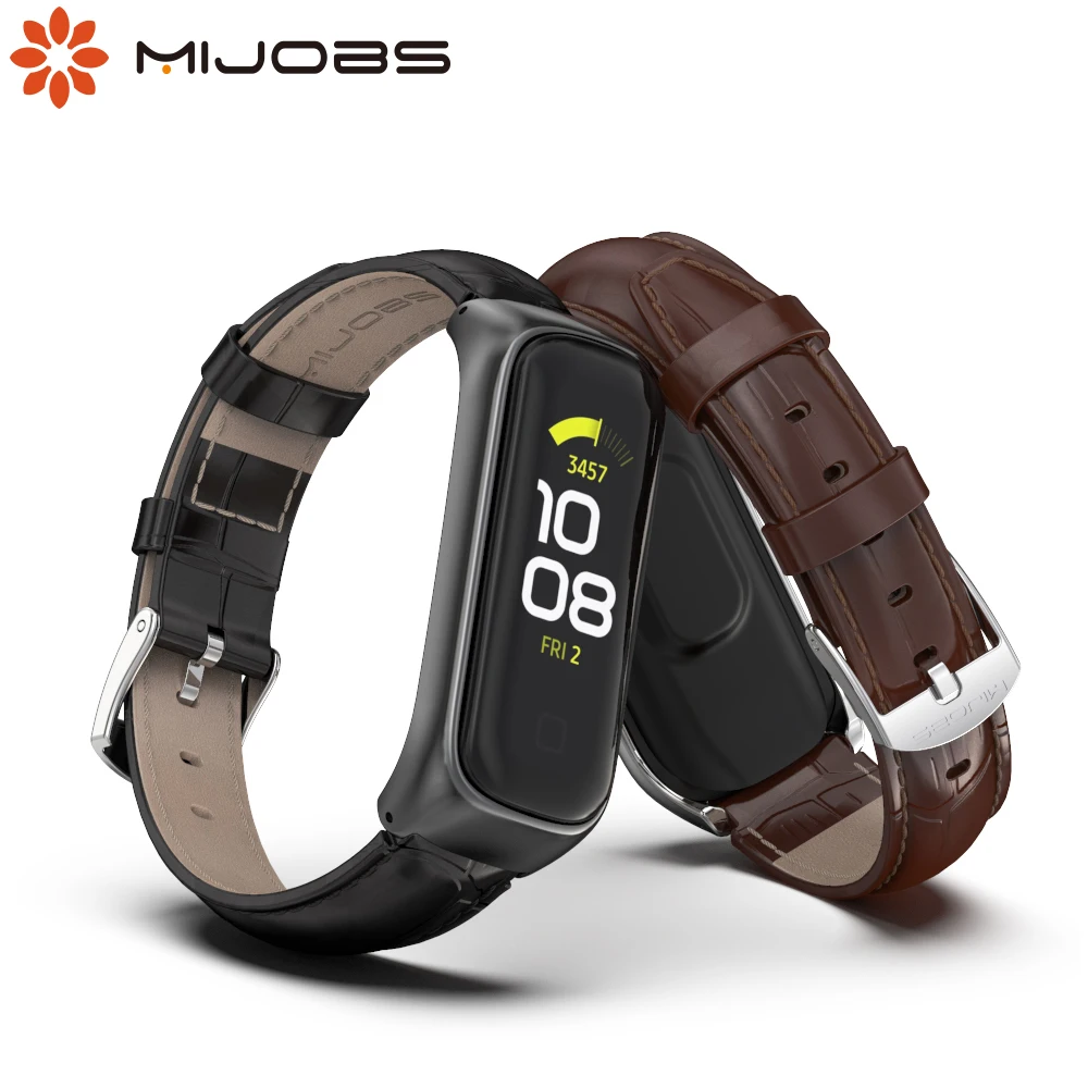 

For Samsung Galaxy Fit 2 Strap for Galaxy Fit 2 Bracelet Smart Wristband Accessories Watchband Leather For Galaxy Fit2 Strap