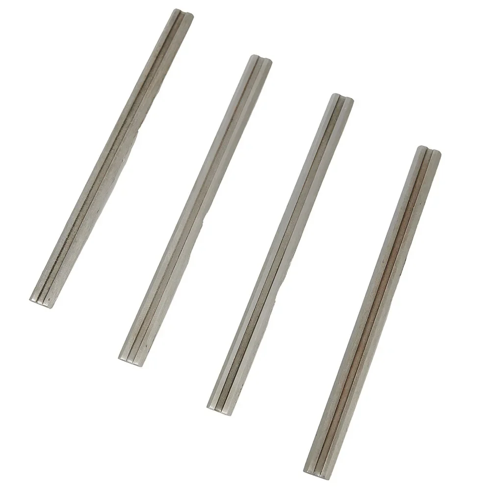 4pcs/set 82mm Carbide Planer Blade Reversible Blade For AEG ATLAS-COPCO EH102 HB750 HBE800 For Woodworking Machinery Parts