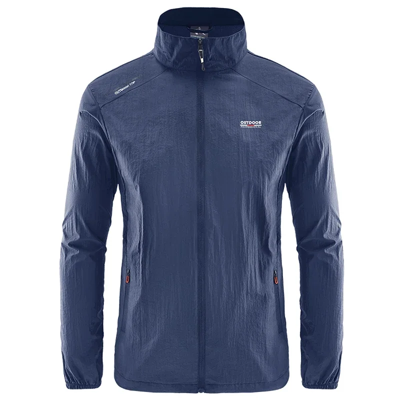 Camping Hiking Jacket Men Summer Waterproof Sun Protection Clothing Fishing Hunting Quick Dry Skin Windproof Casual Thin Jackets
