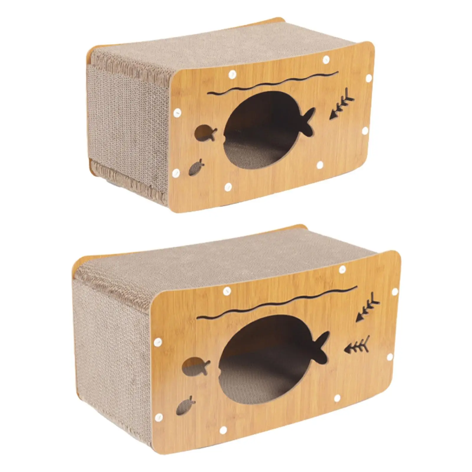 

Картонное гнездо для кошек, устойчивое экологически чистое домашнее украшение