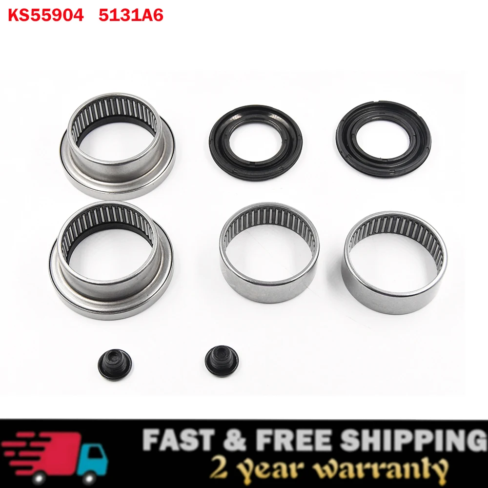 Rear Axle Trailing Arm Bush Bearing Repair Kit KS55904 For Peugeot 206 207 Citroen C2 47MM 513196 517408 513266 5131A6