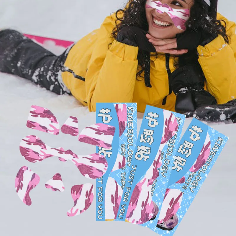 Outdoor Sports Antifreeze Face Sticker Winter Ski Skate Facial Windproof Protective Equipment Kinesiology UV Protection Tape