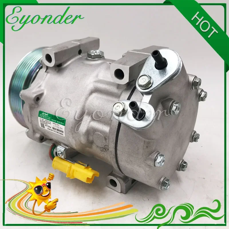 

A/C компрессор охлаждения системы кондиционирования насос для Peugeot 607 9D 9U 807 E 2,0 2,2 648726 648724 9672865680 6453NL 6453YL 6453YN