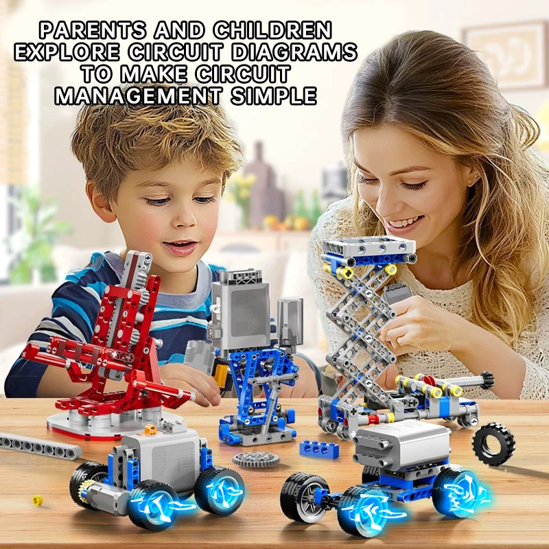 Building Blocks 9686 Programmable Robot Power Group Accessories Programmable Motor for Building Block Cars Robots