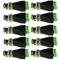 Free Shipping 2/5/10PCS BNC CCTV Connectors for AHD Camera CVI Camera TVI Camera CCTV Camera Coax/Cat5/Cat6 Cables 2