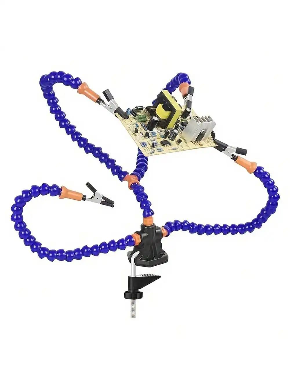 Help Hands Soldering Station Third Hand Plastic Flexible Arm Used for Electronic Repair Welding Jewelry Crafts 5