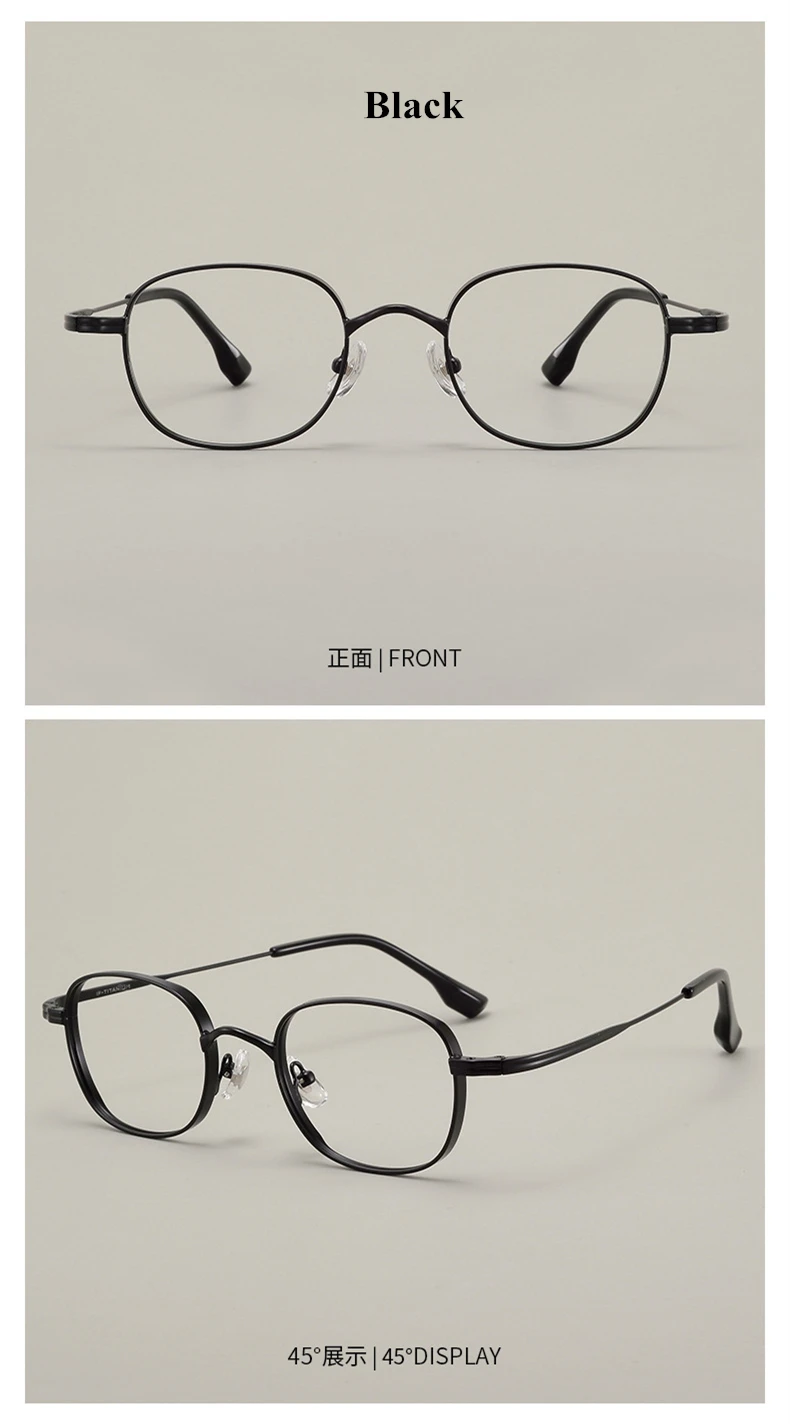 Black Mask Unisex Eyeglasses Image 9