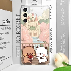 Charming Creative BUBU DUDU Couple Clear Phone Case, Soft Cover - Motorola Moto G9 Play (SQP - CXH1516T1)