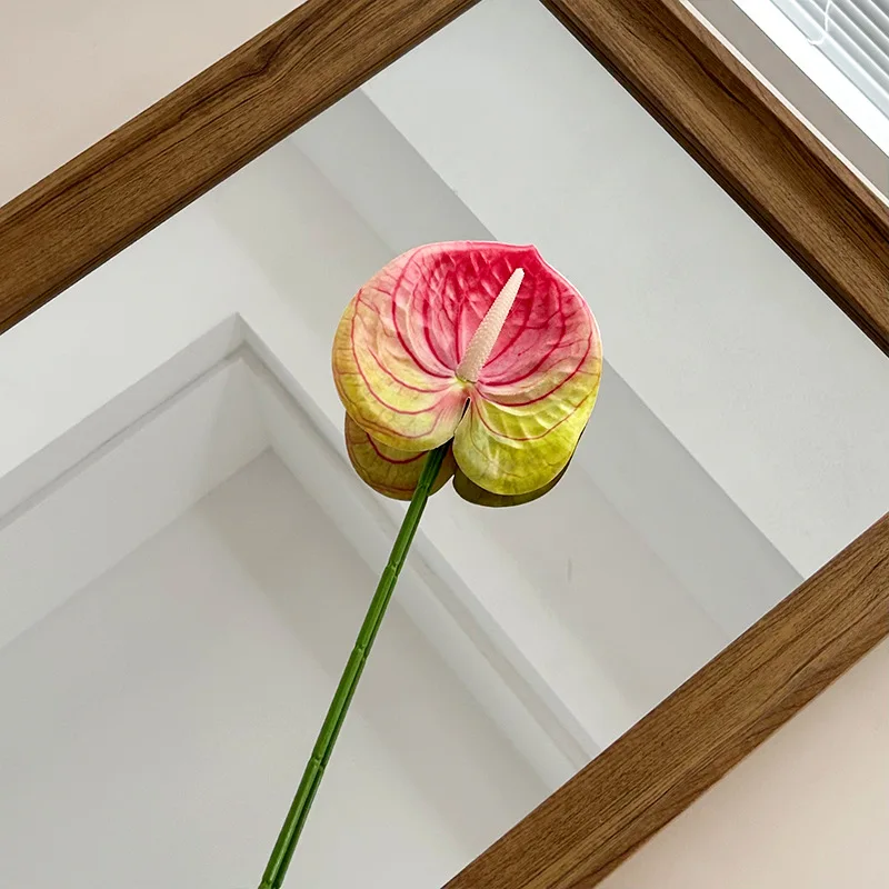5/10/20pcs 3D Printed Anthurium Artificial Flower Flamingo Palm - Image 3