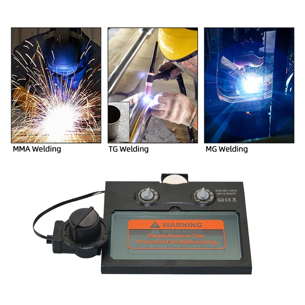 

Helmet Welding Auto Mask Tool Panel Darkening Eye Electronic Solar Protection Glasses Filter Lens Dimming Welder