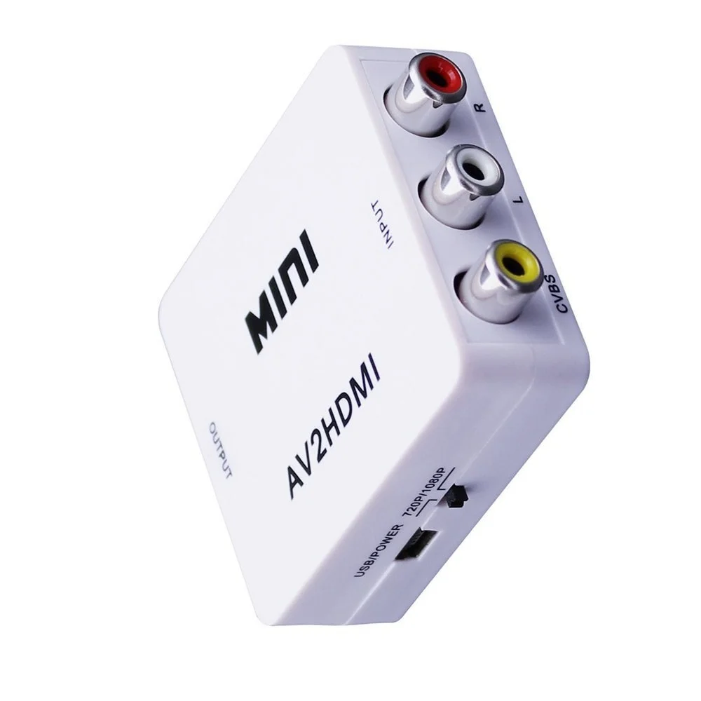 HDMI to AV Adapter HD to RCA Converter for 1080P 720P 480P NTSC/PAL audio video converter adapter