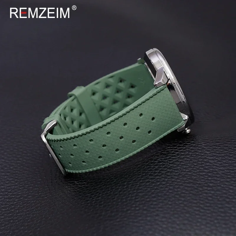 Tropical Quick Release Silicone Watch Strap - Vibrant and Versatile Design