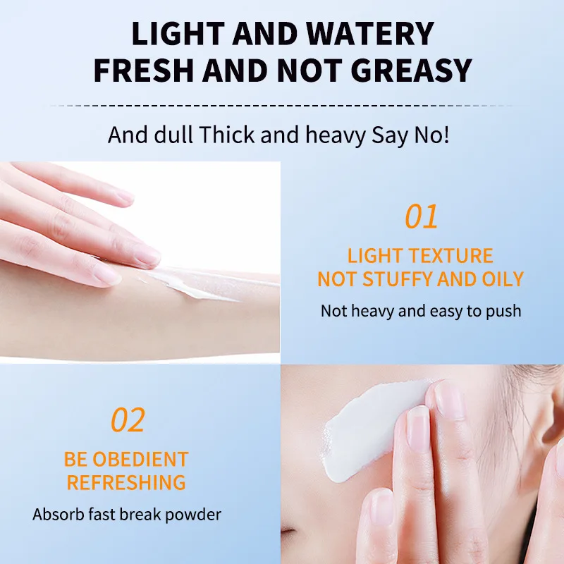 Facial Body Sunscreen Sun Cream Sunblock Skin Protective Cream Anti-Aging Oil-control Moisturizing SPF 50+++