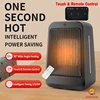 New 1200W Touch Control Space Heater Portable Electric Heater Electric Portable Warmer Home Heater with Remote Control Timing 1