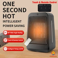 New 1200W Touch Control Space Heater Portable Electric Heater Electric Portable Warmer Home Heater with Remote Control Timing 1