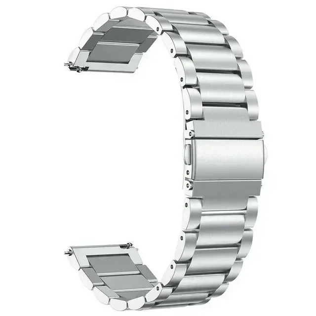 Stainless Steel Smartwatch Bracelet - 22mm Metal Wristband Accessory