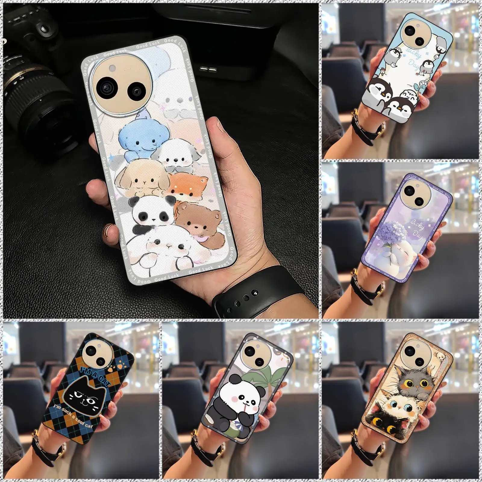 Charming Cartoon Anti-Knock Dirt-Resistant Shockproof Phone Case