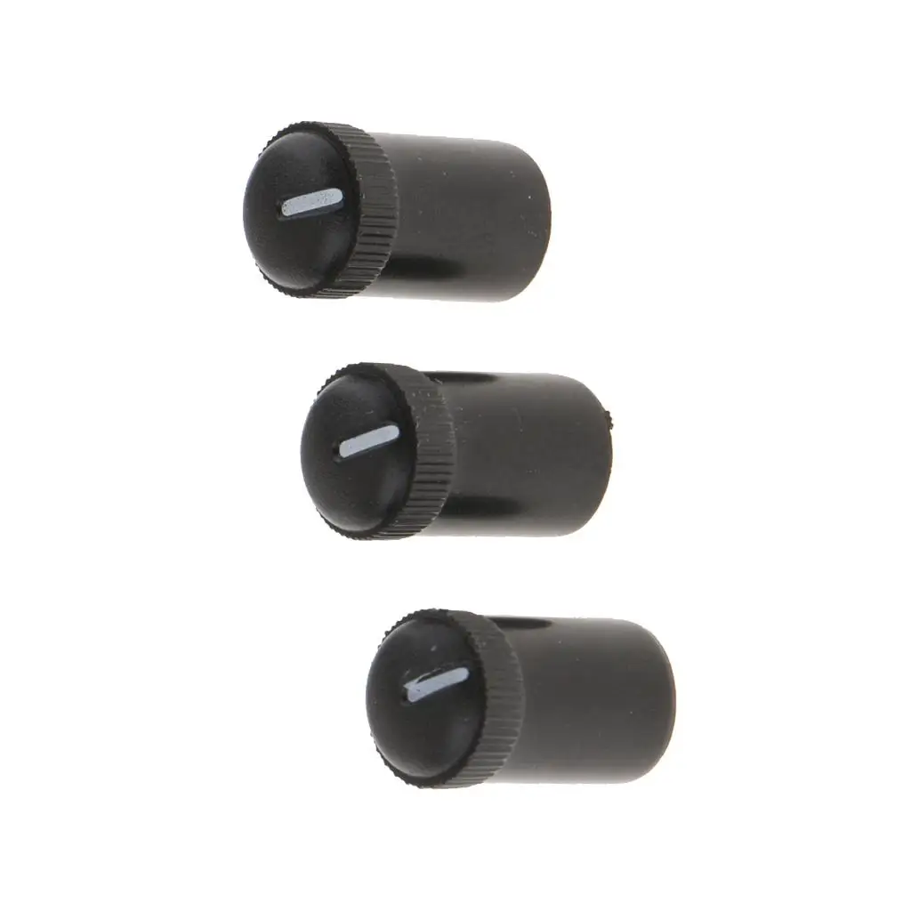 3 Pieces Equipment Power Radio Volume Control Loudspeaker Knob