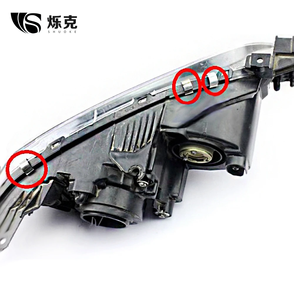 Car Headlight Retrofit Accessories Lamp Cover Sealing Fixed Buckle