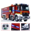 RTR 1/14 RC Fire Truck Model 8x4 FlySky I6S Remote Control Fire Sprinkler Vehicles Sounds Lights Battery ESC Toy Gift TH23249 1
