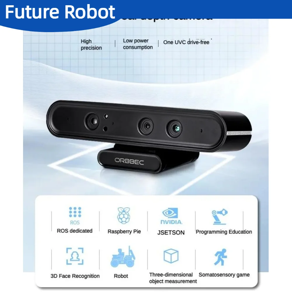 Newest ORBBEC Astra Pro Plus Depth Camera 3D Vision Development Camera FOR Programmable Robot Compatible with ROS1/ROS2 System