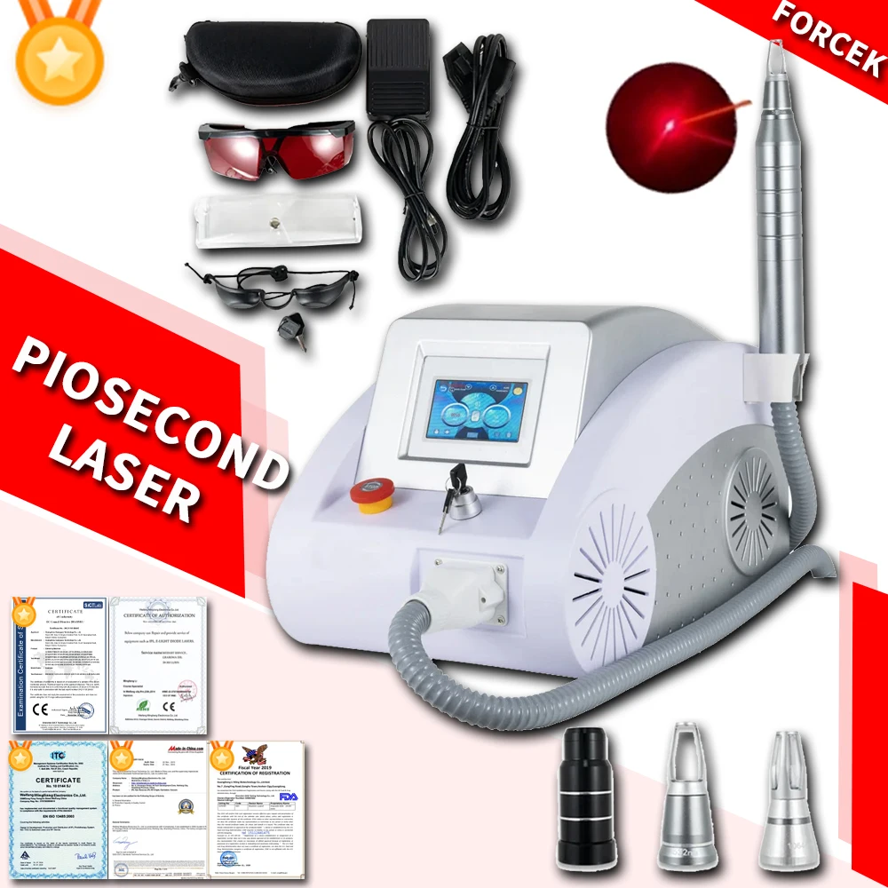 Laser Skin Treatment Q Switched Nd Yag Picosecond Laser Wash Tattoo Wash Eyebrow Removal Laser Hair Removal Skin Whitening Mole 532nm 755nm 1064nm