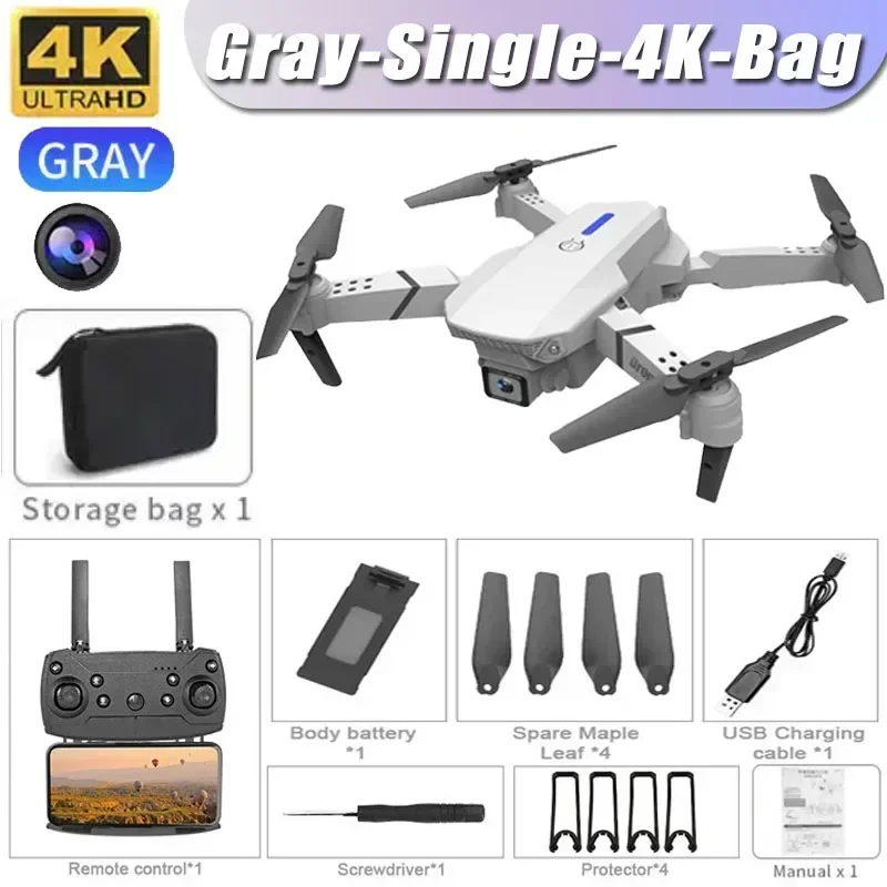 Borsa Singola Grigia 4K