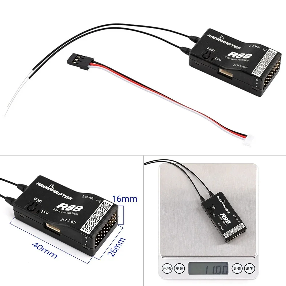 รูปสินค้า ตัวรับสัญญาณ FRSKY สำหรับโดรนและ RC