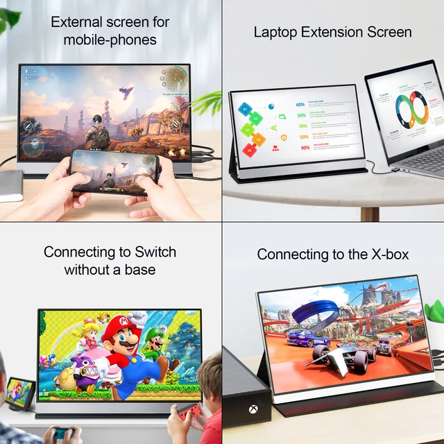 External Monitor Nintendo Switch To Usb C Monitor Portable Monitor