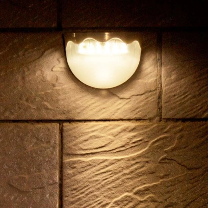 

Outdoor Porch Lights 6 Led Solar Power Light Lamp Garden Fence Wall Waterproof Landscape Path Lighting Lamps