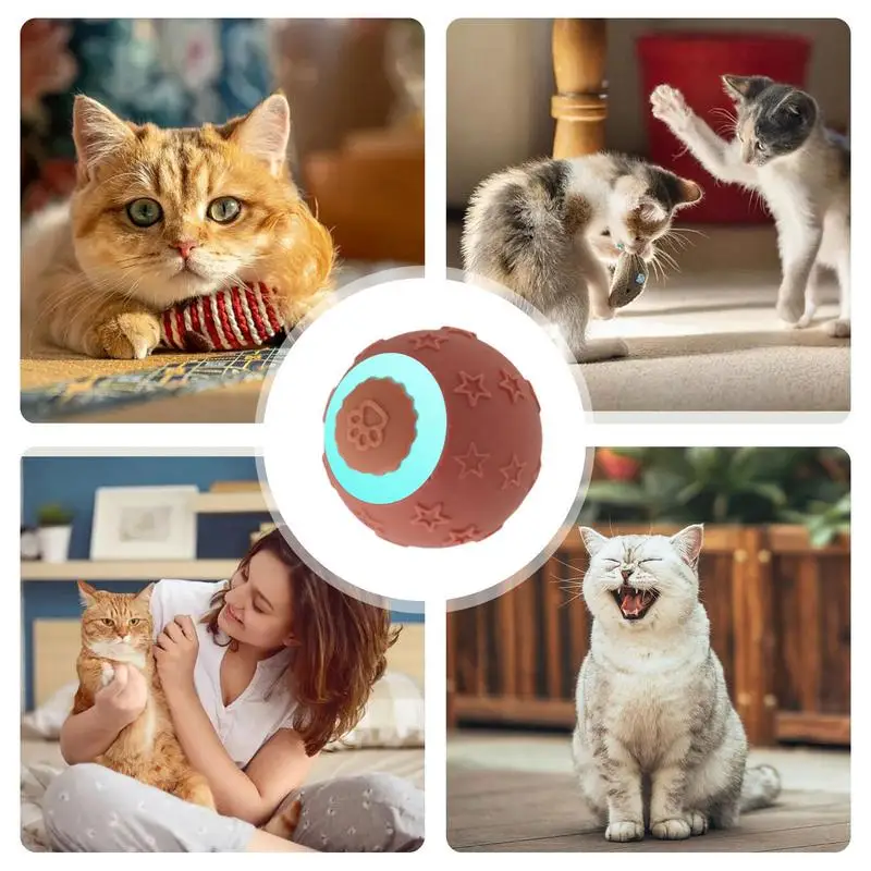 

1PCS electric rolling ball dog toy interactive Smart Cat Ball Toy convenient Pet friendly Cat Ball Toy for Dogs Pet Accessories