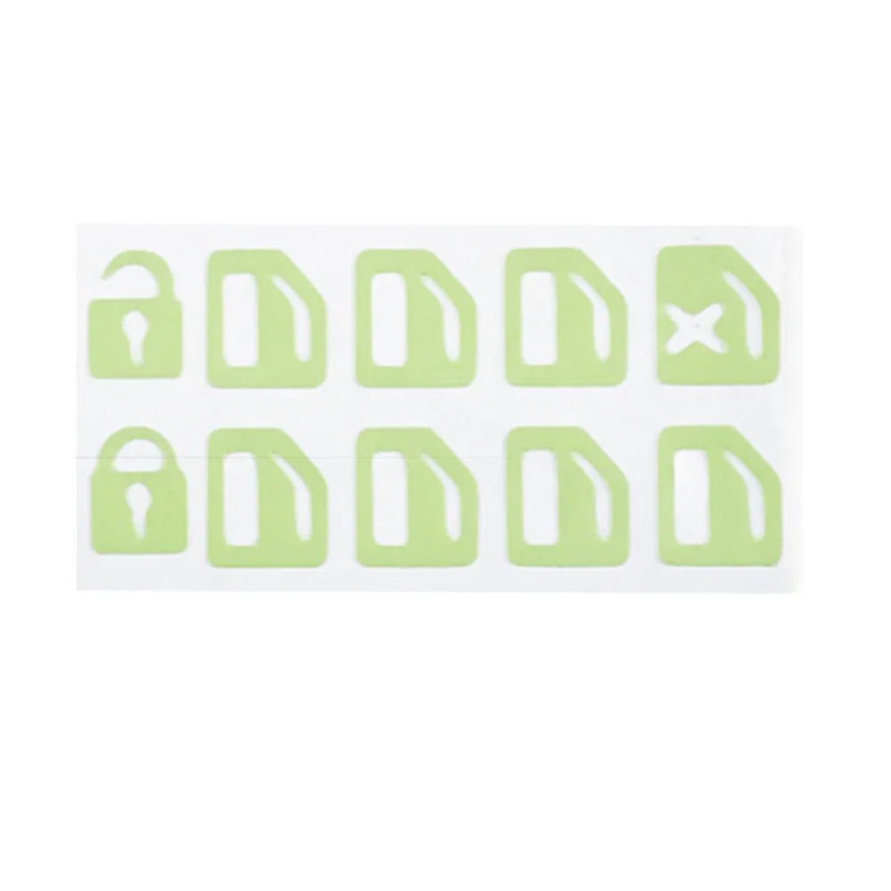 

Виниловая кнопка-наклейка Сменное окно Автомобильная консоль наклейка дверь интерьер светящаяся Панель Набор переключателей высокое качество