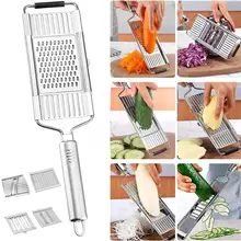  Shredder Cutter Stainless Steel Portable Manual Vegetable Grater Clean Handle Multi Easy Home Kitchen With Purpose Slicer T Y2Y5 