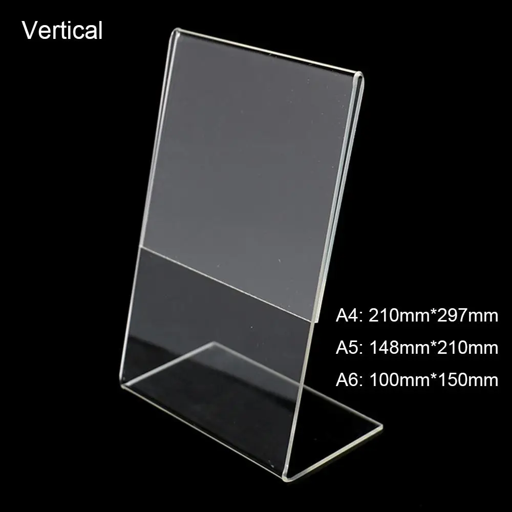 Desktop Ornament Table Decoration Transparent Payment Card Rack Pulling & Drawing Photo Frame Picture Display Stand