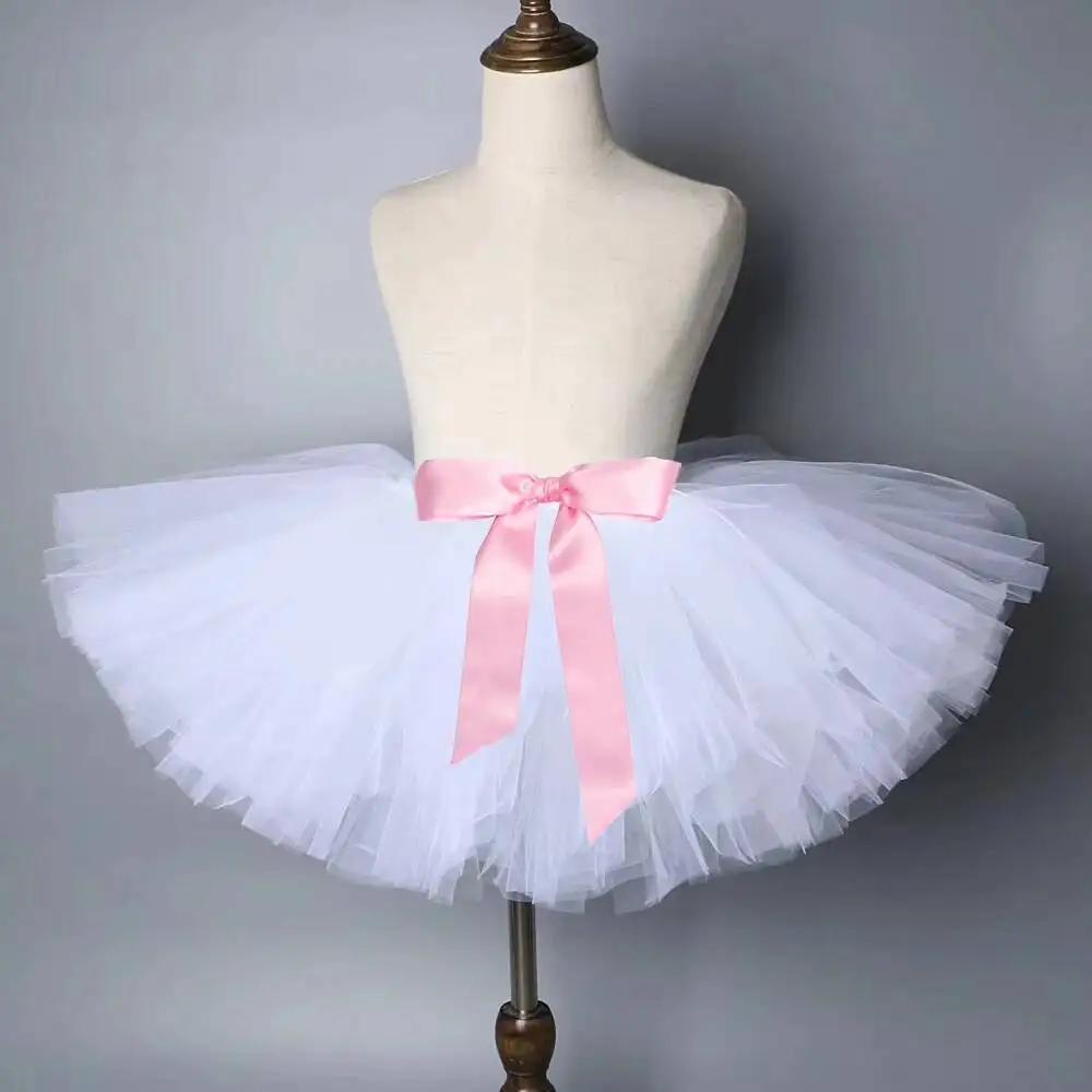 Baby Mädchen Rosa Weiß Hase Tutu Rock Outfit für Kinder Ostern Festival Kostüm Tier Kaninchen Flauschige Ballett Tutus mit Ohren Schwanz – Detail 16