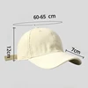 60-65cm Solid Color Lamp Core Plush Hat Casual Big Headed Men's Korean Style Baseball Hat Warm Snapback Baseball Hat Trucker Cap 5
