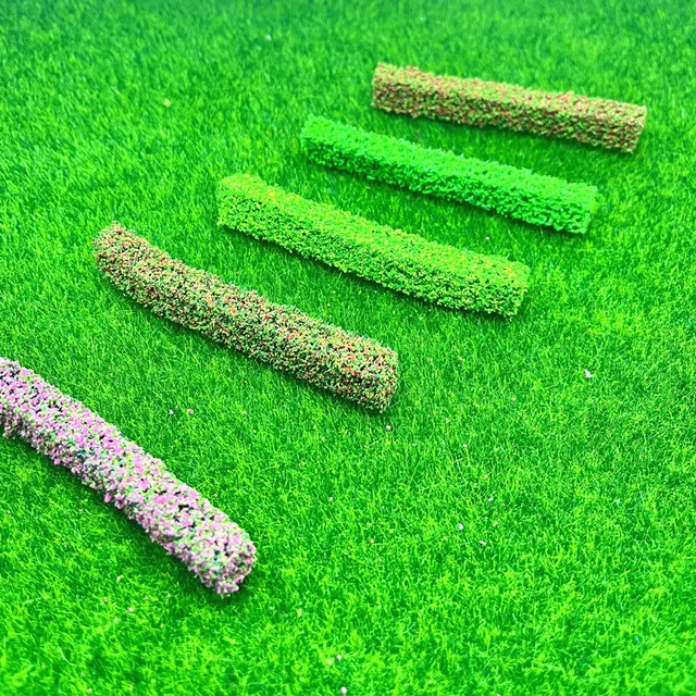 Creative DIY minimicro landscape scene building model grass flower Cluster materials para construir miniature Wargame Layout 4