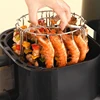 12/24/48 Skewers  Air Fryer Stainless Steel Grill Vertical Skewer Hanging Oven Kebab Rack Kebab Holder Kitchen Gadgets Grill 2